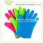 heat resistant softtextile silicon kitchen bbq Gloves With 5 Fingers                        
                                                Quality Choice