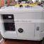 small silent portable 7KW 7KVA 7000WATT single and three phase diesel generator