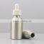 60ml aluminum dropper bottle for cosmetic oil essential oil