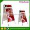 Double Sided Aluminum Poster Display Stands With Header, Pavement Sign Stands