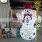 Cute large snowman decorations in big size with nice design christmas snowman outdoor decorations