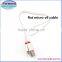 new cheapest flat solid micro usb smartwatch cable ,1m hard samsung cable