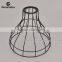 Vintage Iron Cage Edison Bulb Cage Black
