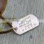 Silver Color Personalized Dog Tags with Chain