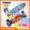 OEM Plastic Fish Shaped Skateboards with LED Wheels