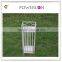Hot sale elegant white book rack mazagine rack on table top iron furniture