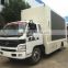 Digital full color mobile led screens truck