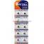 coin cell battery 1.5V AG1 LR60/164/621 alkaline button cell