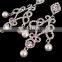 2016 Latest Design Of Pearl Earrings Fashion Design Hanging Earrings Sliver Jewelry