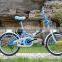 20 inch retro folding bike carbon steel single speed lady folding bike