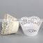 Wholesale paper cups decoration for party cake square lace cupcake wrappers                        
                                                Quality Choice