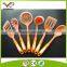 Eco-friendly silicone kitchen utensil set 6pcs