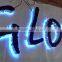 Back blue led logo outside the door 2016 pop