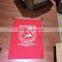Wholesale Personalized Christmas Red Burlap Santa Sacks