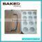 12 cups muffin pan carbon steel cake muffin mold pan with lid