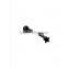 black UV Arylic eyebrow ring eyebrow body jewelry elegant body jewelry