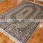 5x8ft parlor use handmade carpet geomatric silk rug afghan