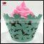 Laser out cupcake wrappers for wedding decoration