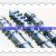 Pin screw and barrel/rubber machinery screw and barrel