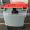 1100 liter plastic waste bin outdoor dustbin with foot pedal