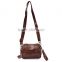Fashion Women Brown Mini Cute Leather Lady Shoulder Handbag Camera Strap Bag Hot