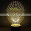 Custom acrylic 3D table lamp