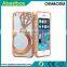 Gold diamond metal bumper case for iPhone 6,for iPhone 6s Plus Aluminum Rhinstone Bling bumper case