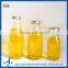 16oz Mini Glass Milk Bottle With Tin Screw Cap
