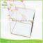 metal cube frame shadow counter display for cosmetics , Geometric Money Card holder - Wedding Gift candle stand glass box