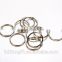 High Quality Iron Material 20mm Split ring keychain rings wholesale in all sizes
