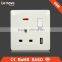 3 pin british eletric socket, uk wall electric usb socket outlet