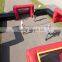 4 GOALS inflatable football pitch,custom inflatable soccer field on selling,no floor inflatable soccer pitch