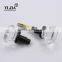 2 1/6 inch octagon furniture zinc base crystal door handles and locks