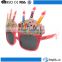 2016 Hot cheapest cool fashion kids birthday party cake shape promotional sunglasses manufactures