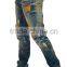 new multi color paint splatter denim man jeans brushed jeans(LOTM007)