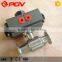anti-explosion clamp sanitary pneumatic ball valve dn25