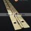 manufacturer 32mm open width brass plated golden continuous piano hinge