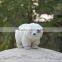 furry animated lifelike garden planter plastic toy black bears