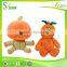 Halloween decoration gift plush yellow pumpkin emoji pillow toy wholesale fashion cute soft stuffed plush halloween toy
