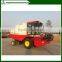 Rubber-tyred small wheat combine harvester machine