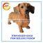 Hot selling decoractive resin garden statues sbrown short feet sleuth hound