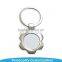 2015 best sale Sublimation heart shape key chain