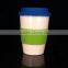 Biodegradable eco Bamboo Fiber Fruit juice Cup ,Straw cup