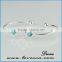 Hot!!! new design bridesmaid gift glass bangles designs birthstone bangle