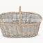 Willow Material Cheap Hand Woven Wire Kitchen Hamper Basket