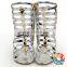 Children Girls Fashion Summer Shoes Bling Bling Long Black Sandals Shoes