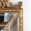Solid Wood Frame Baroque Style Traditional Room Mirrors