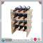 handmade Set of 4 wooden wine rack 16 bottles stackble wooden wine shelf holder