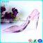 fashion crystal craft gift crystal high-heeled shoes