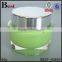 luxury ball shape cosmetic cream jar 15g 30g 50g white color acrylic cream jar with lid